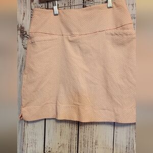 Peach Textured Skirt